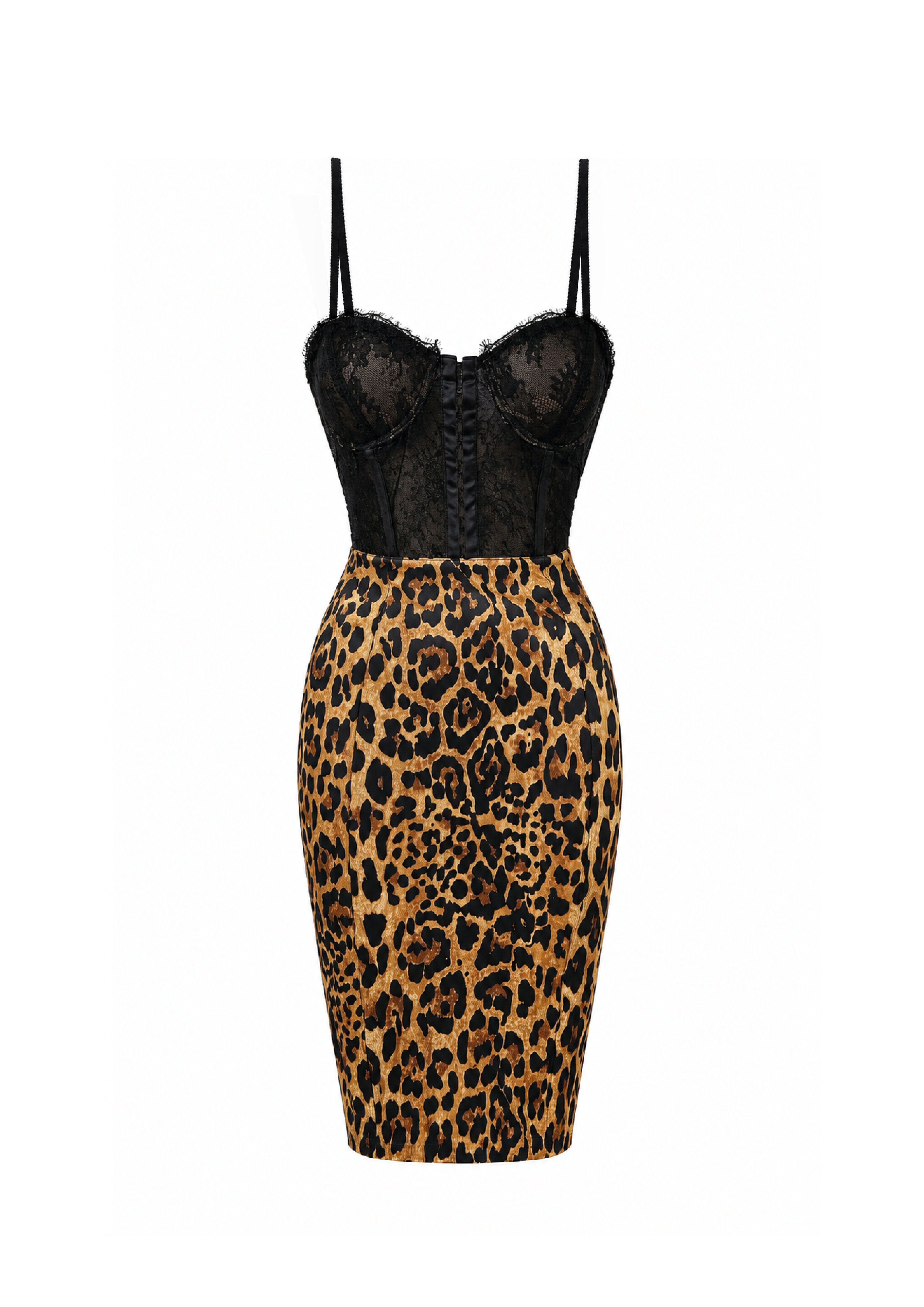 Robe Bustier Léopard