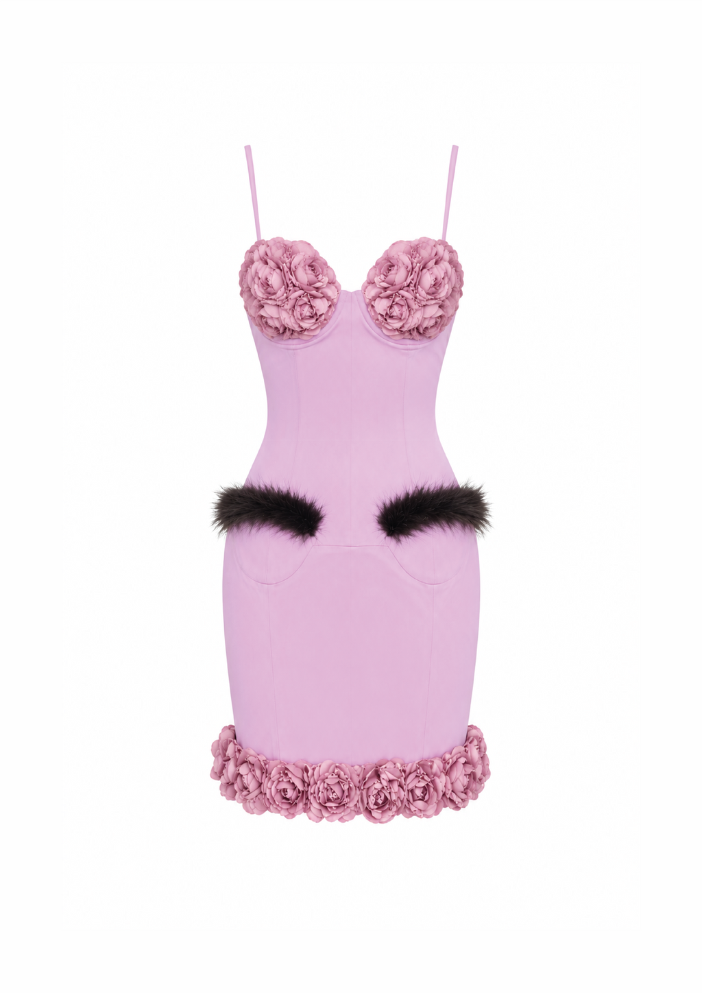 Robe courte fleurie