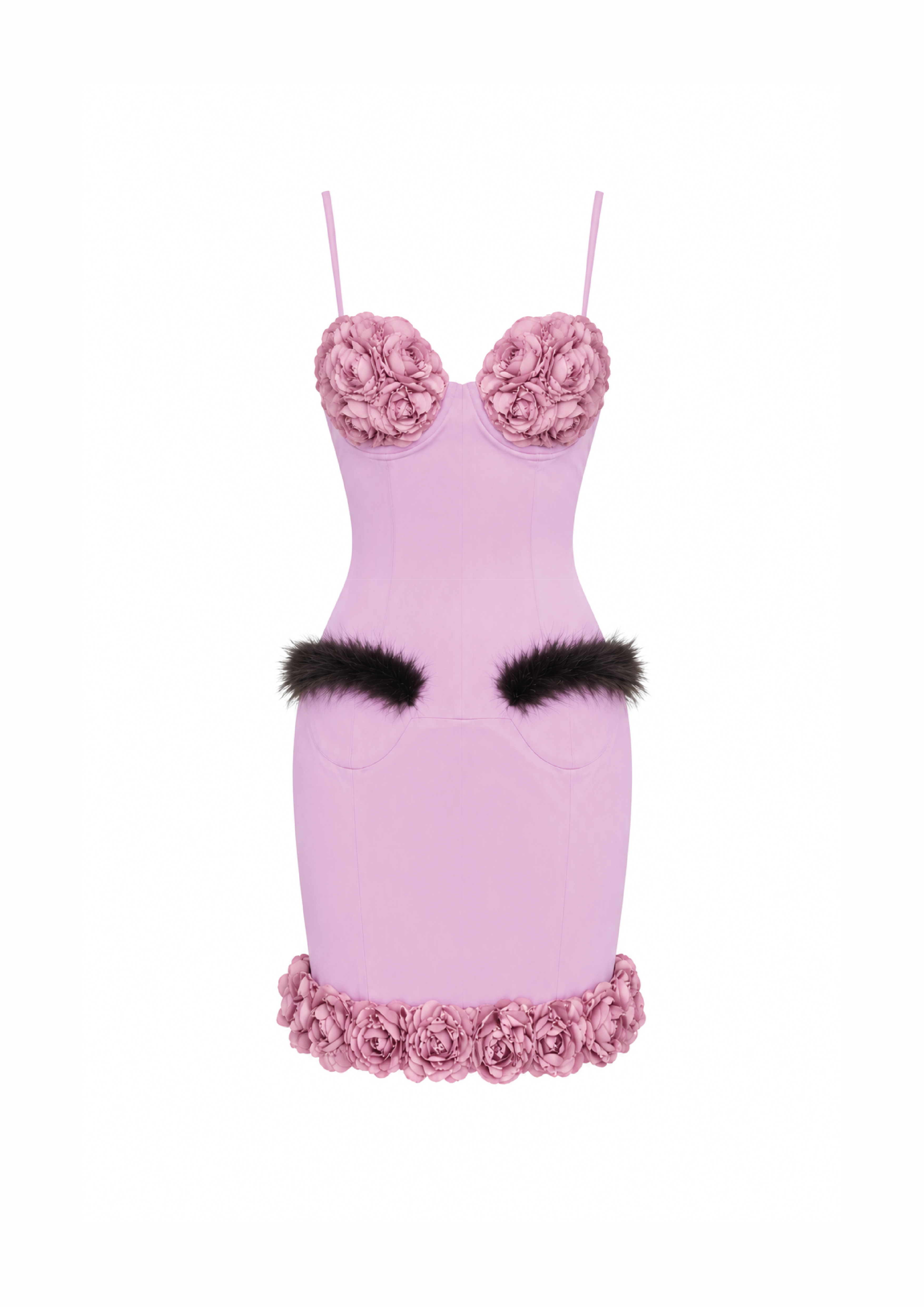 Robe courte fleurie